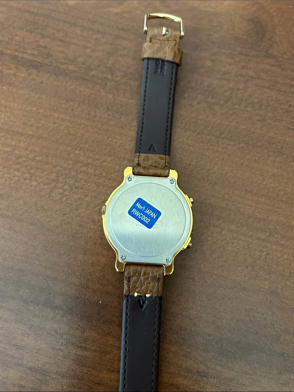 Vintage Singing Lorus Mickey Mouse  Women's Gold-Tone Mickey Mouse Quartz Watch